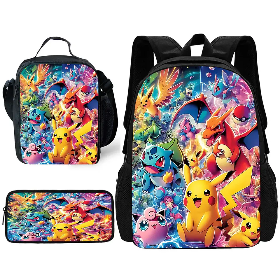 Monster Catcher Backpack Set – Lunch Bag & Pencil 12