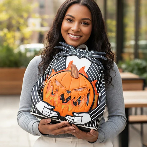 Pumpkin Character Backpack – Glow Print