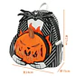 Pumpkin Character Backpack – Glow Print - thumbnail 2