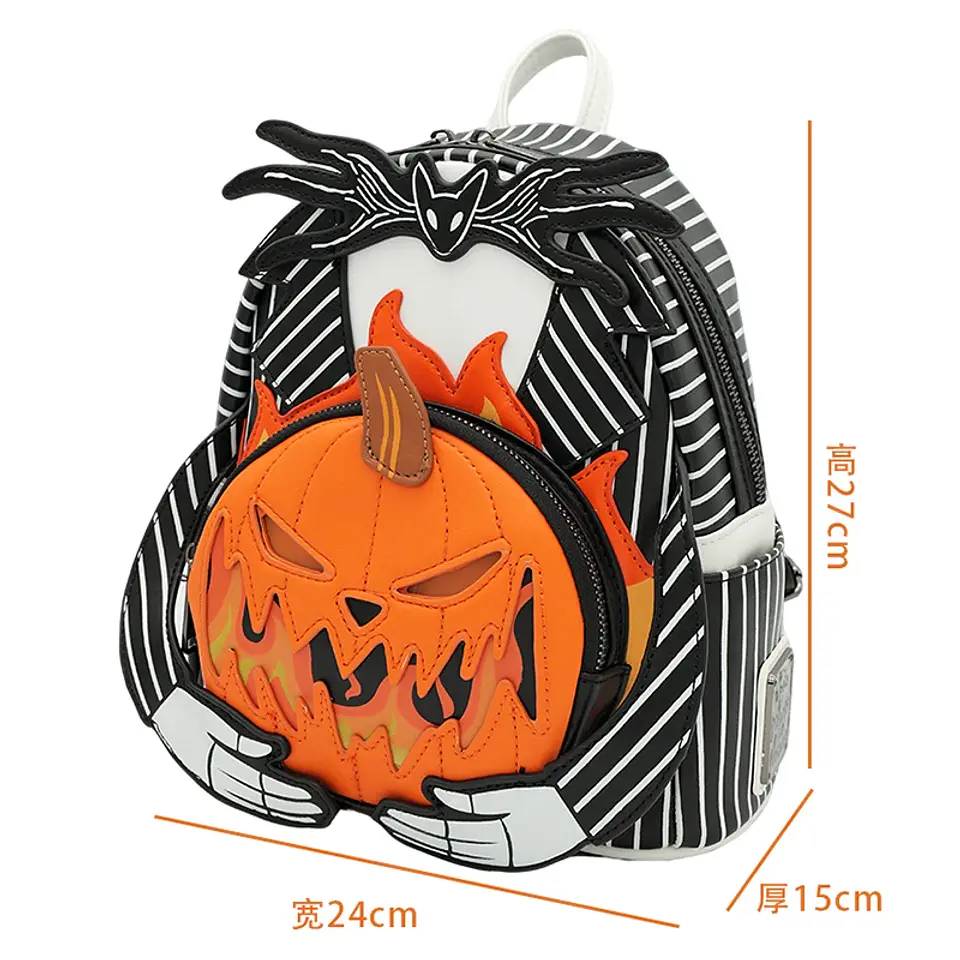 Pumpkin Character Backpack – Glow Print 2
