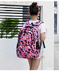 Geometric Print Waterproof Backpack – Girls - thumbnail 1