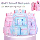 Candy Color Girls Backpack – Side-Open Design - thumbnail 1