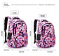 Geometric Print Waterproof Backpack – Girls - thumbnail 2