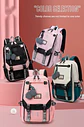 Large Canvas Backpack – Teen Girls School Bag - thumbnail 2