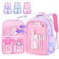 Girls Backpack Set – Water-Resistant 3pcs - thumbnail 3