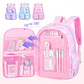 Candy Color Girls Backpack – Side-Open Design - thumbnail 2