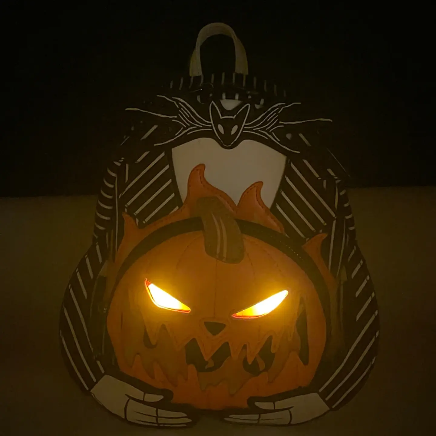 Pumpkin Character Backpack – Glow Print 3