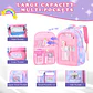 Girls Backpack Set – Water-Resistant 3pcs - thumbnail 4