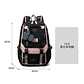 Large Canvas Backpack – Teen Girls School Bag - thumbnail 4