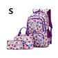 Geometric Print Waterproof Backpack – Girls - thumbnail 7
