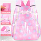 Candy Color Girls Backpack – Side-Open Design - thumbnail 6