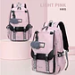 Large Canvas Backpack – Teen Girls School Bag - thumbnail 6