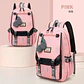 Large Canvas Backpack – Teen Girls School Bag - thumbnail 7