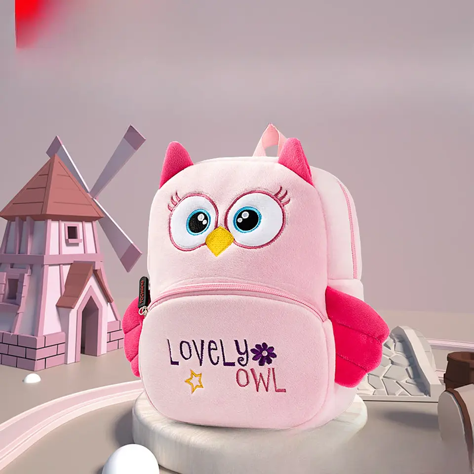 Plush Animal Backpack – Kindergarten Anti-Lost 9
