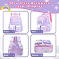 Girls Backpack Set – Water-Resistant 3pcs - thumbnail 10