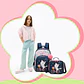 Floral Backpack Set – Lunch Bag & Pencil Case - thumbnail 6