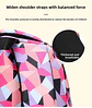 Geometric Print Waterproof Backpack – Girls - thumbnail 14