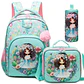 Floral Backpack Set – Lunch Bag & Pencil Case - thumbnail 9