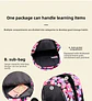 Geometric Print Waterproof Backpack – Girls - thumbnail 20