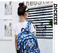 Geometric Print Waterproof Backpack – Girls - thumbnail 22