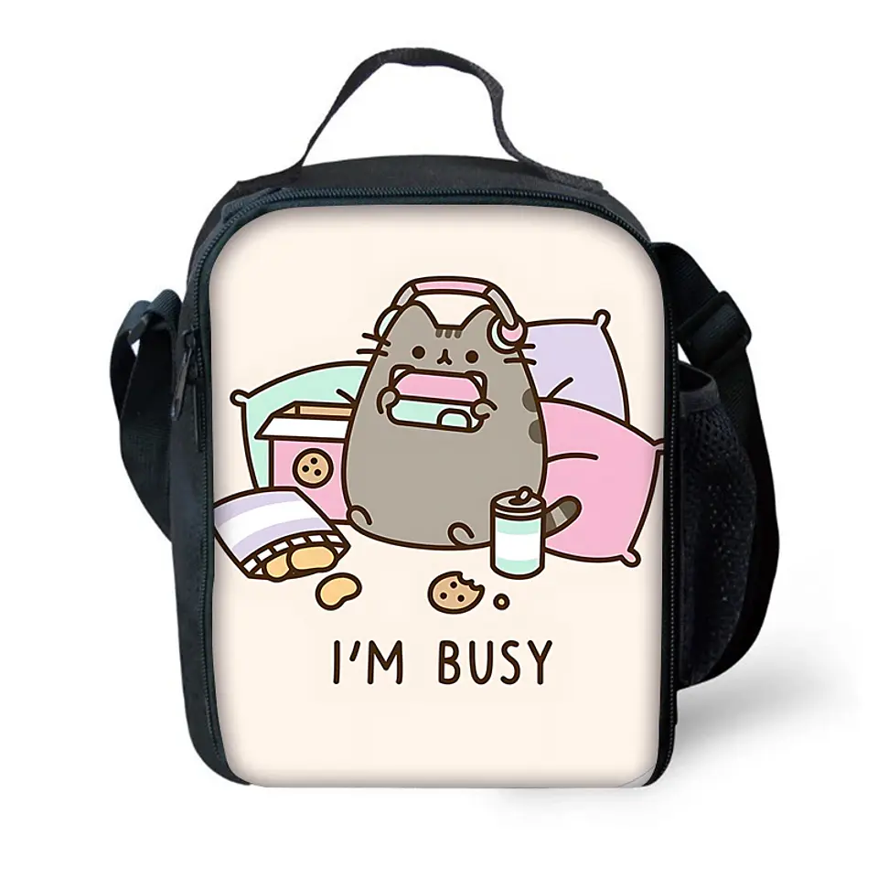 Kawaii Cat Backpack Set II – Lunch Bag & Pencil 23