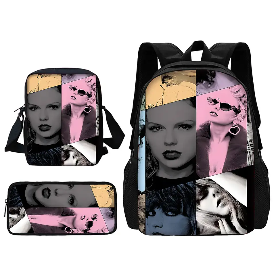 Pop Star Backpack Set – Shoulder Bag & Pencil 24