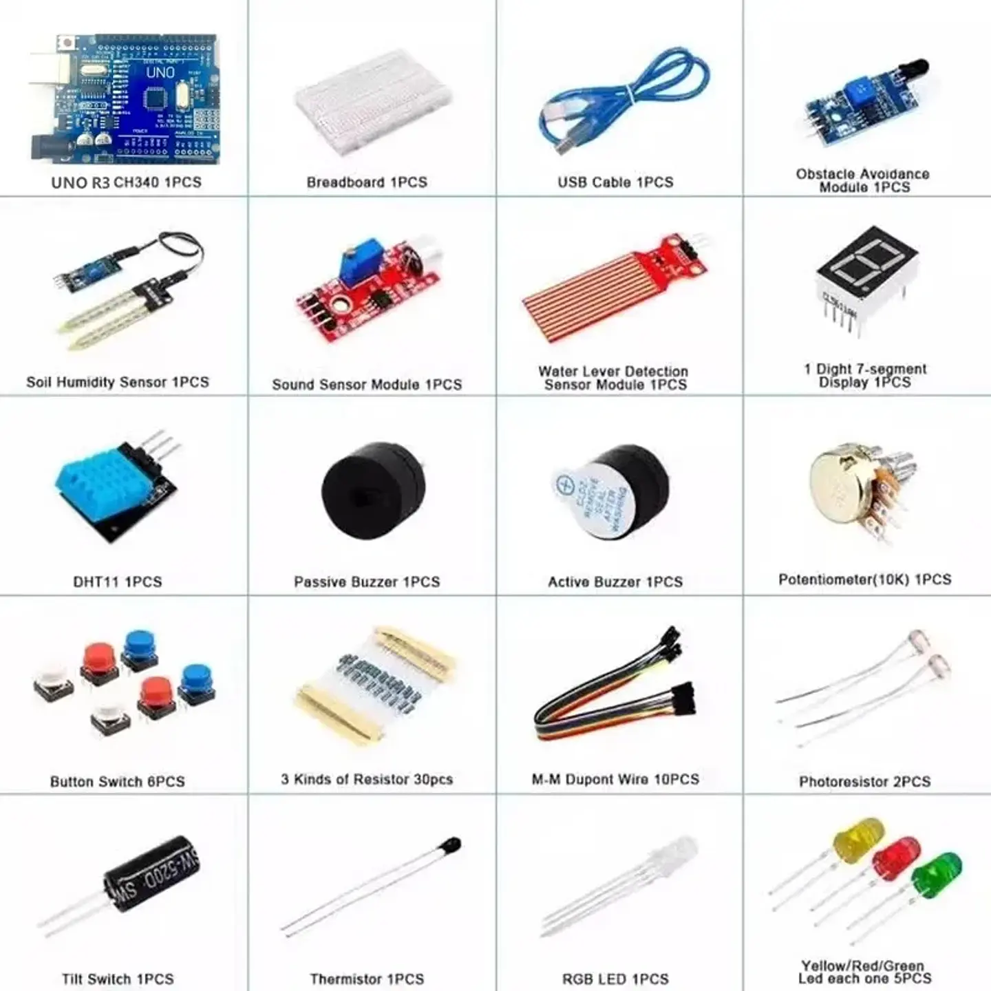 Arduino Breadboard Starter Kit – 400 Tie-Points 2