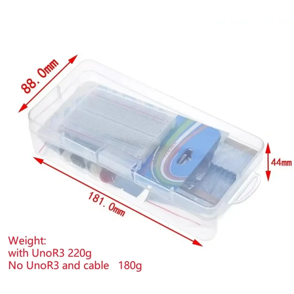 Arduino Breadboard Starter Kit – 400 Tie-Points 10