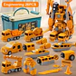 Magnetic Engineering Vehicle Set – Transforms to Robot - thumbnail 9