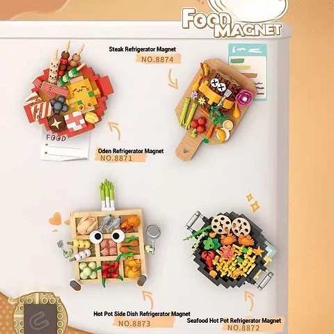 LOZ Micro Building Block Set – Fridge Magnet