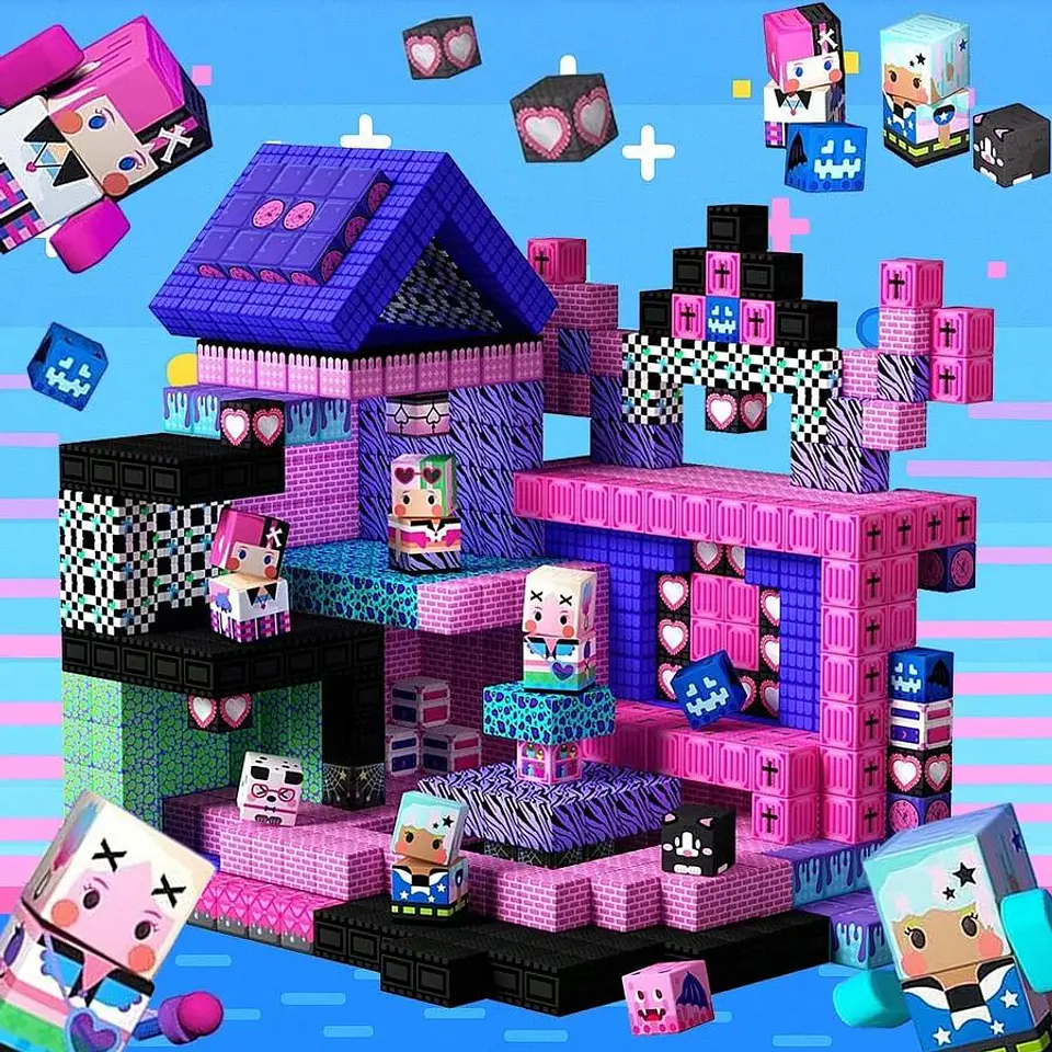 Magnetic Castle Villa Block Set – 6-Side STEM 17