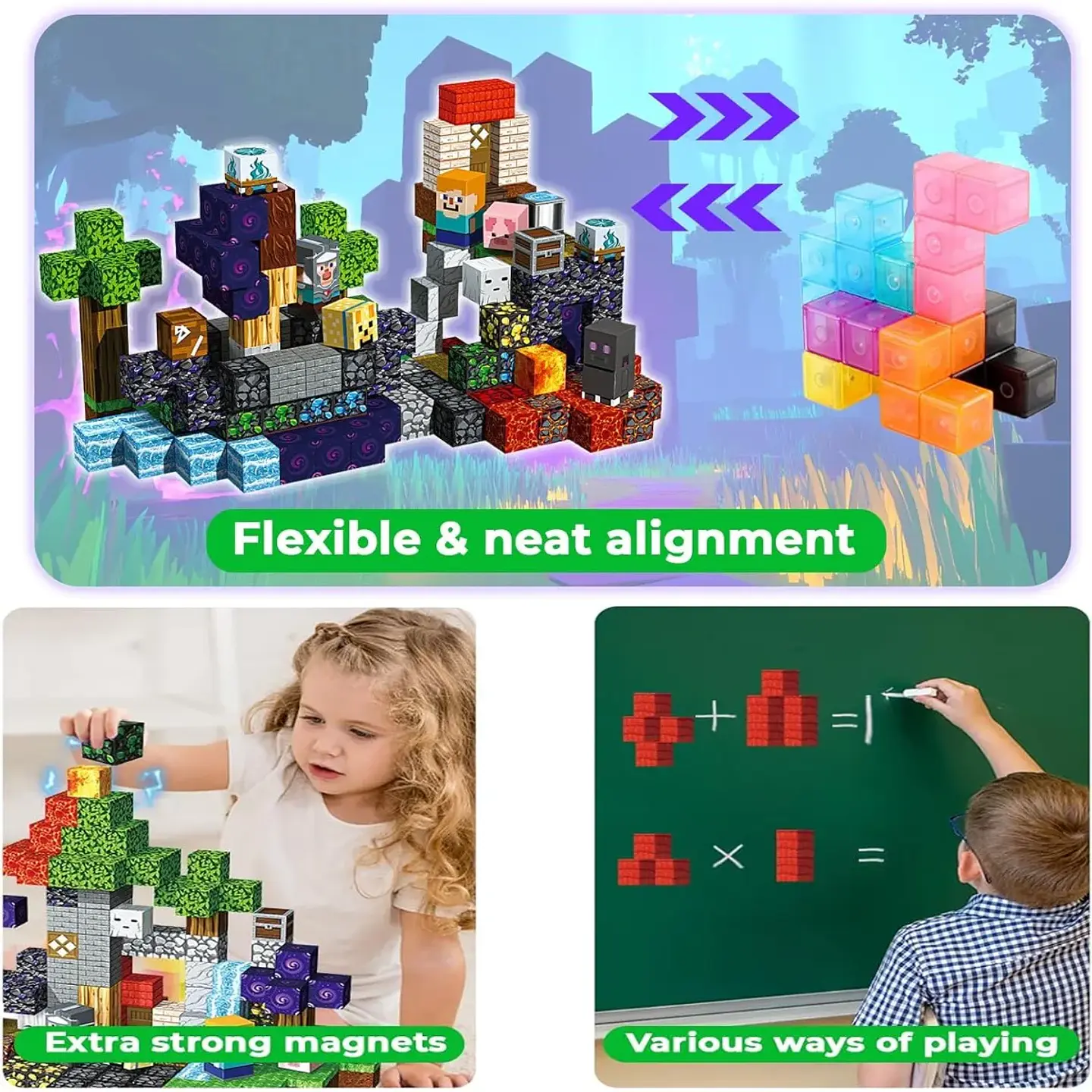 Magnetic Ender Sword Block Set – Mine World 5