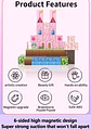 Princess Castle Magnetic Block Set – 96 Pieces - thumbnail 8