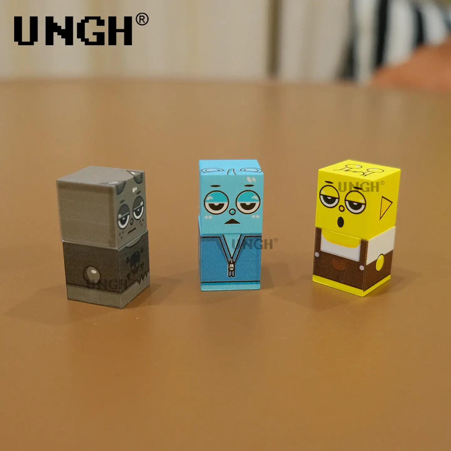UNGH Magnetic Block Figures – DIY Puzzle Set 5