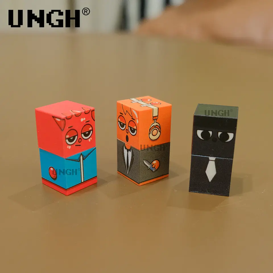 UNGH Magnetic Block Figures – DIY Puzzle Set 11