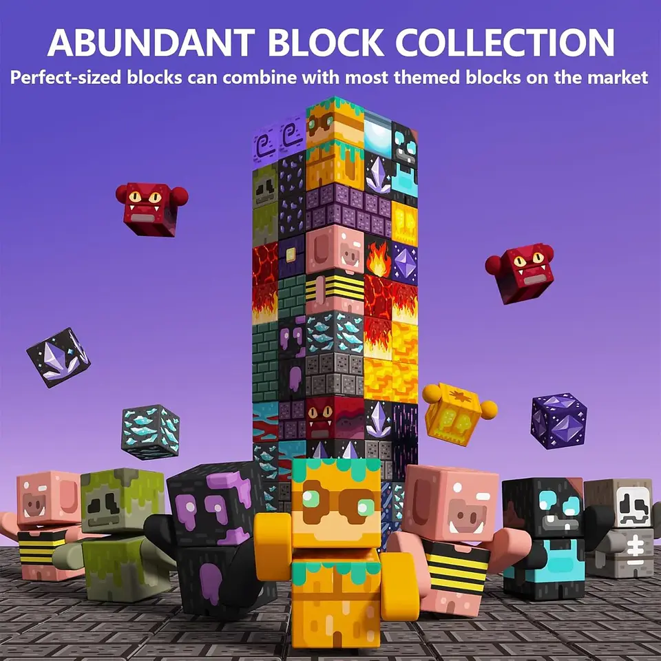 Magnetic Castle Cube Set II – Mine World 4
