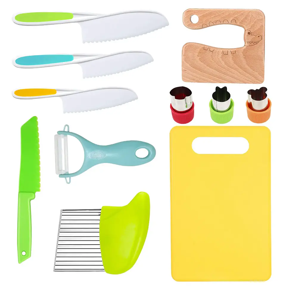 Montessori Kids Cooking Set – Safe Knives 1