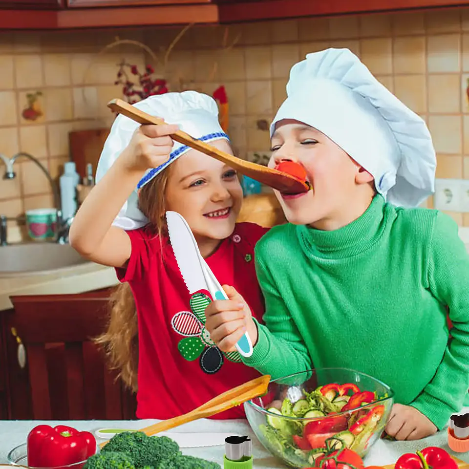 Montessori Kids Cooking Set – Safe Knives 2