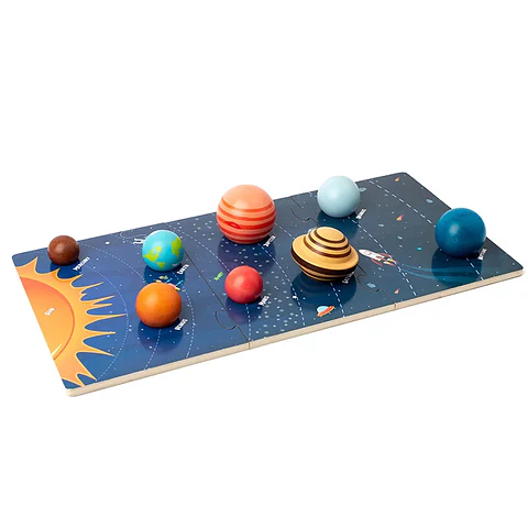 Montessori 3D Planets Puzzle Board – Solar System