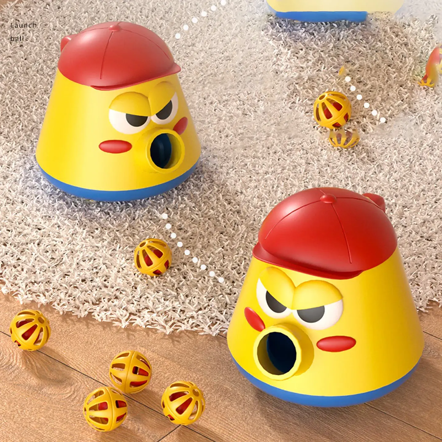 Montessori Bell Ball Launcher – Coordination Toy 3