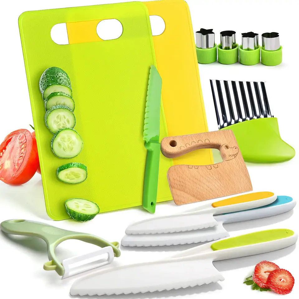 Montessori Kids Cooking Set – Safe Knives 7