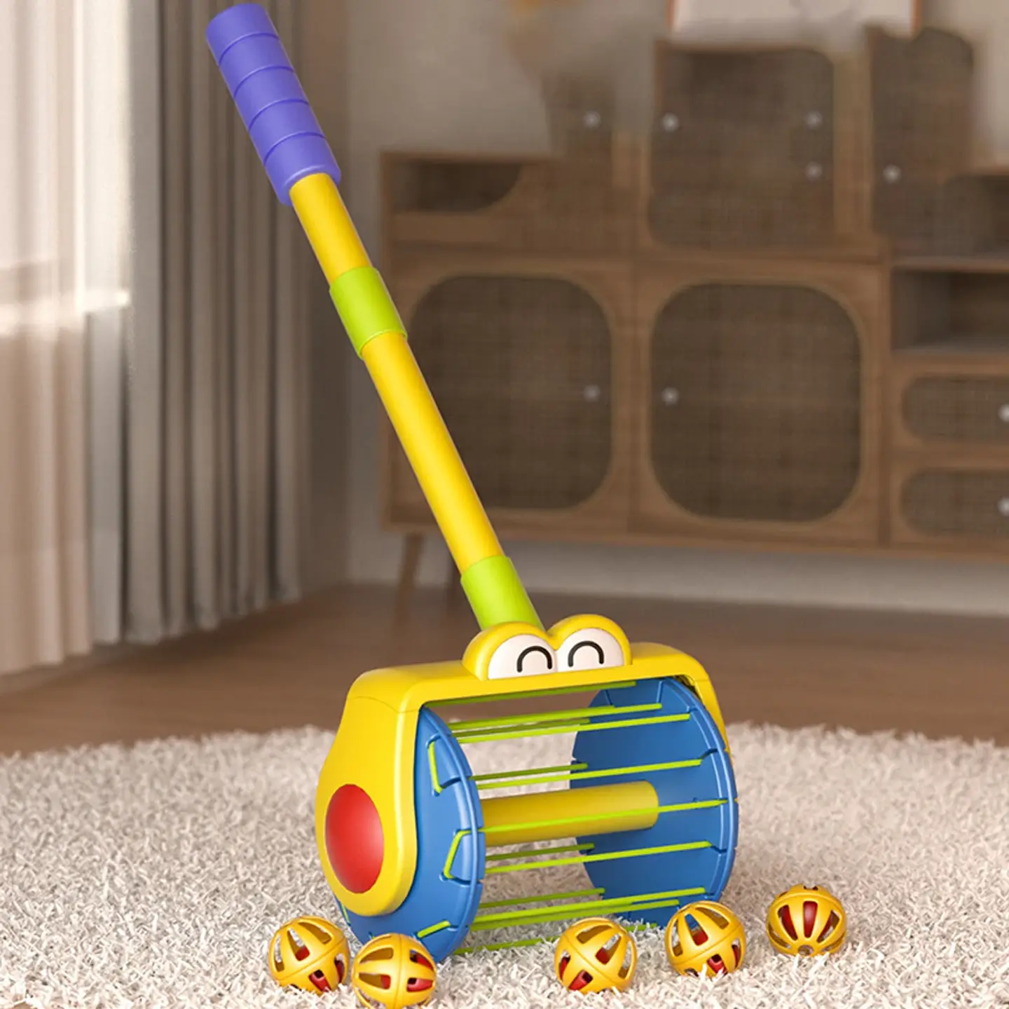 Montessori Bell Ball Launcher – Coordination Toy 7