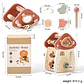 Montessori Mushroom Stacking Puzzle – 5-in-1 - thumbnail 7