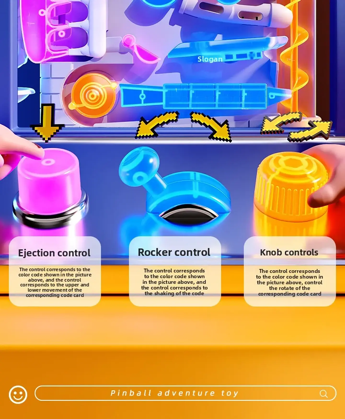 Multi-Layer Track Ball Adventure Game 10