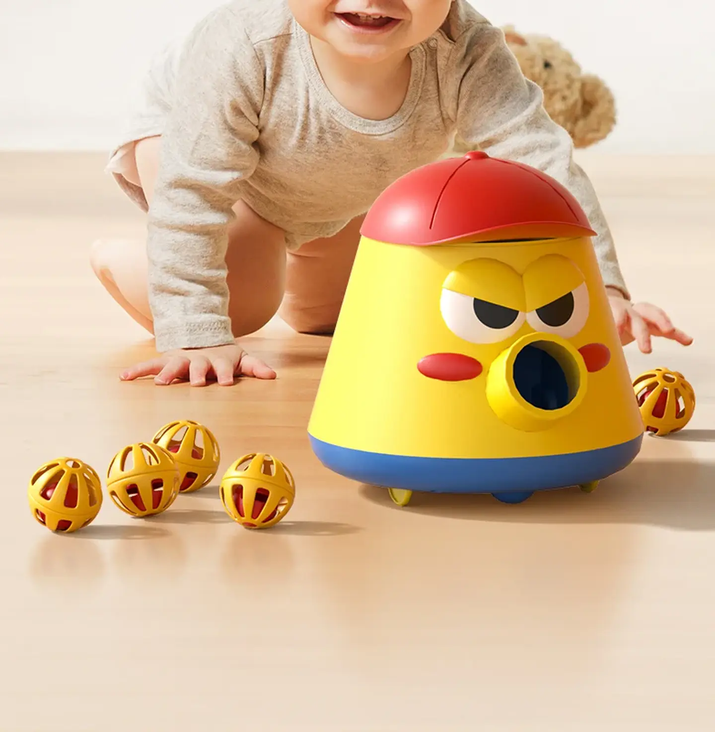 Montessori Bell Ball Launcher – Coordination Toy 12