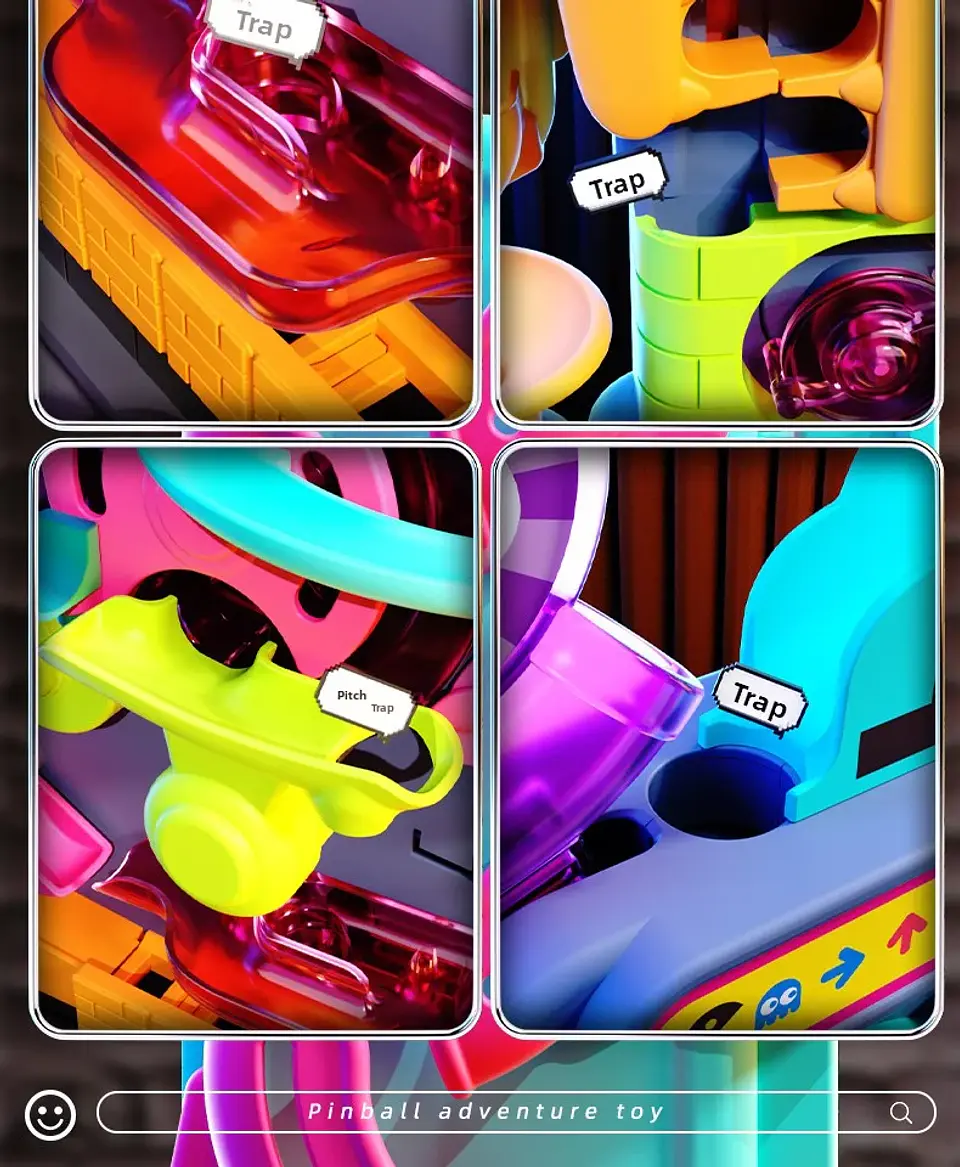 Multi-Layer Track Ball Adventure Game 12