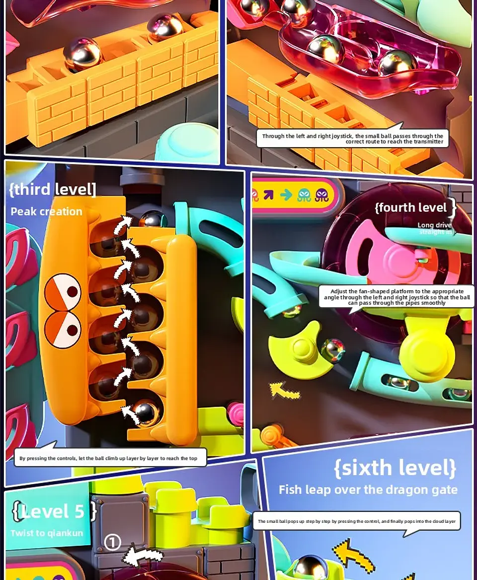 Multi-Layer Track Ball Adventure Game 14