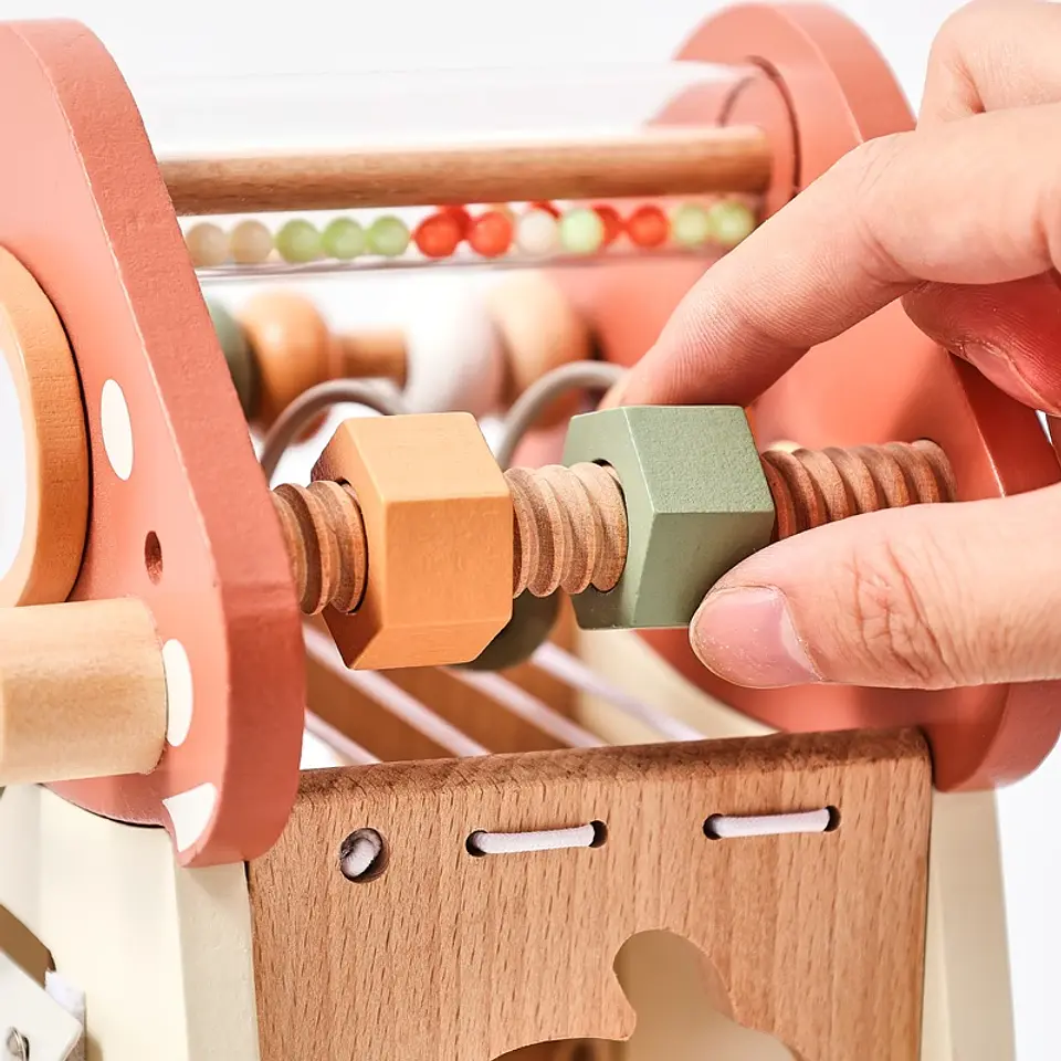 Montessori Mushroom Stacking Puzzle – 5-in-1 14