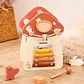 Montessori Mushroom Stacking Puzzle – 5-in-1 - thumbnail 22