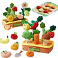 Plush Carrot Pulling Toy – Montessori Sensory Play - thumbnail 1